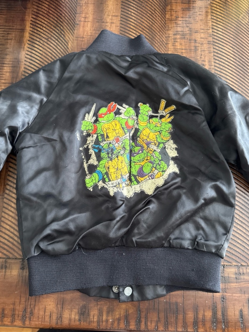 Vintage 1990 Chalk Line TMNT Jacket Boys 4 Teenage Mutant Ninja Turtles USA